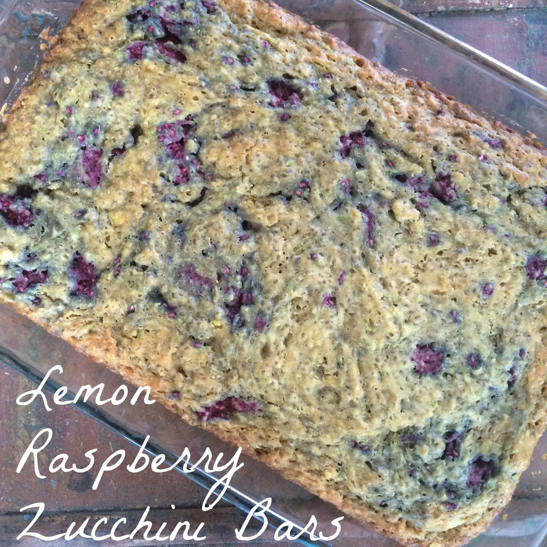 Lemon Raspberry Zucchini Bars {Recipe Redux} Nutrition Awareness