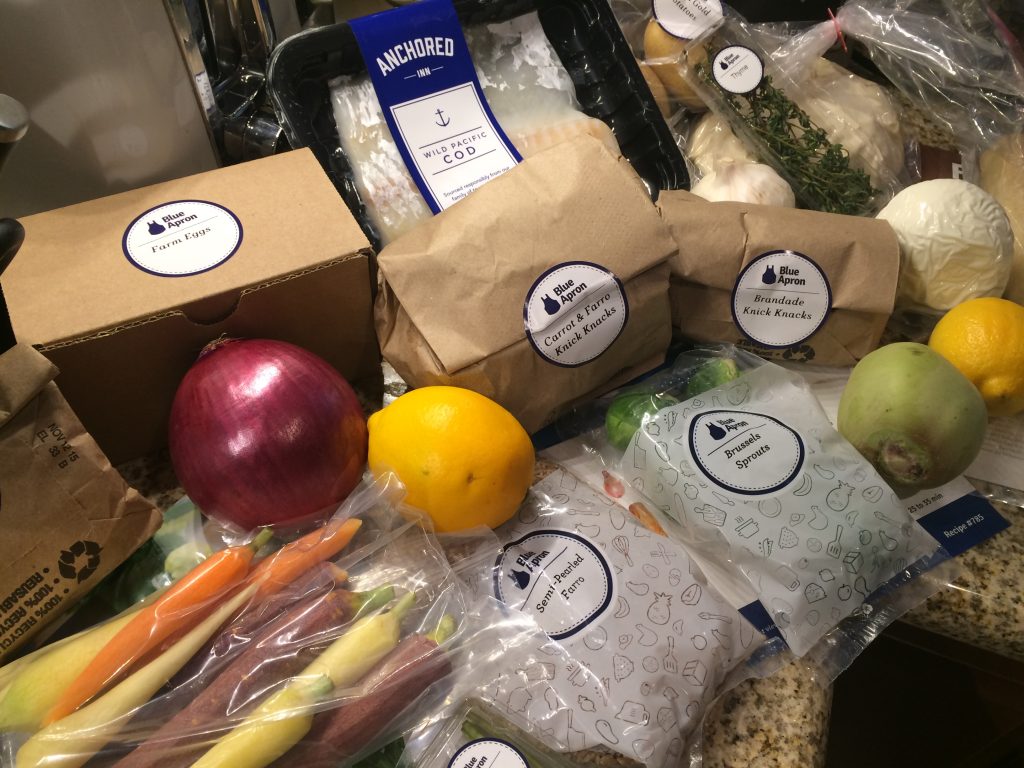 blue apron delivery ingredients