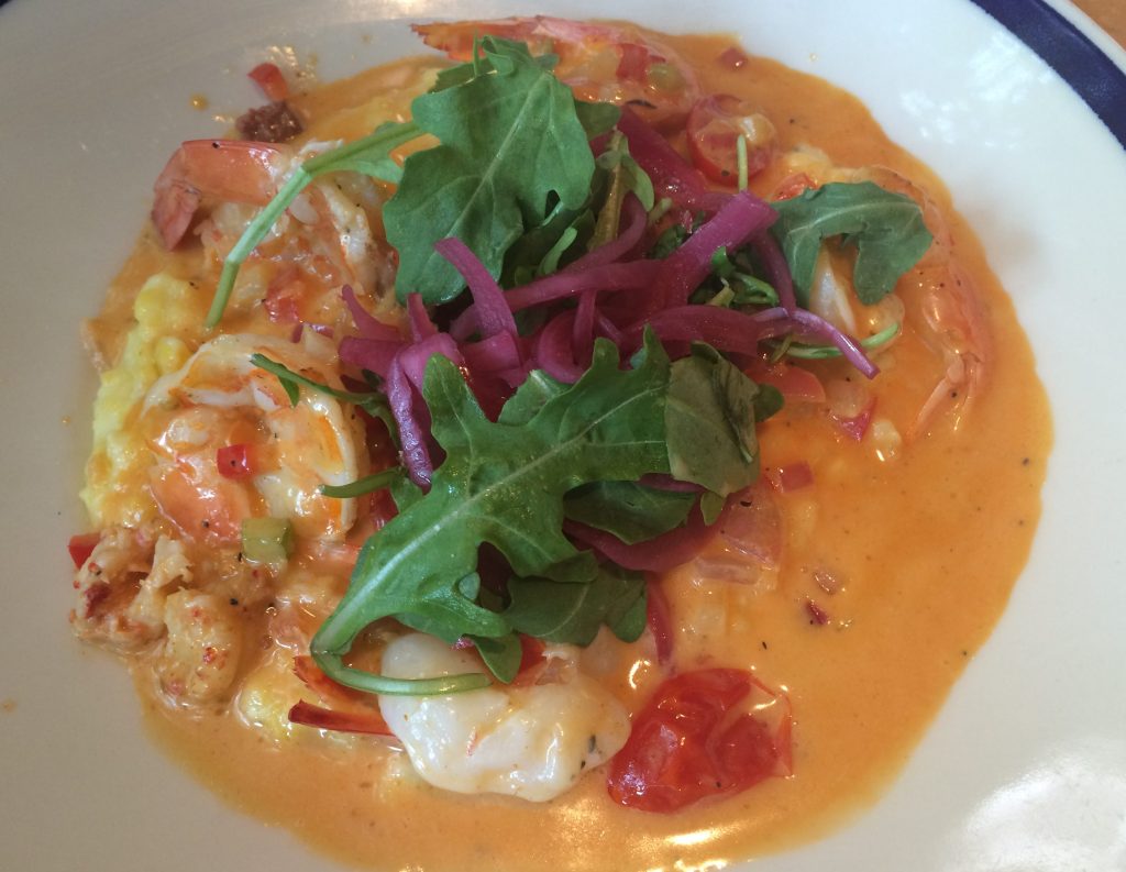 shrimp and grits at the porch dallas