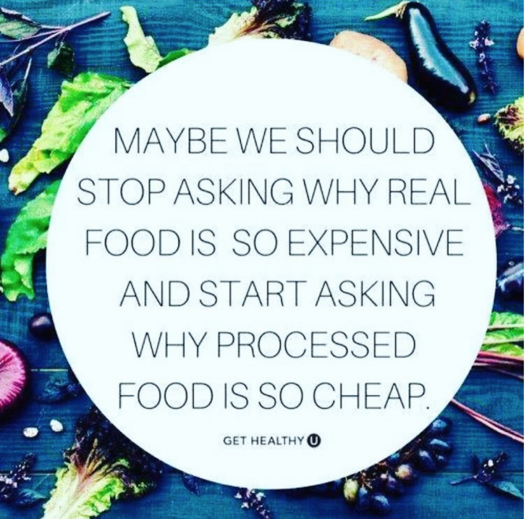 why is processed food so cheap