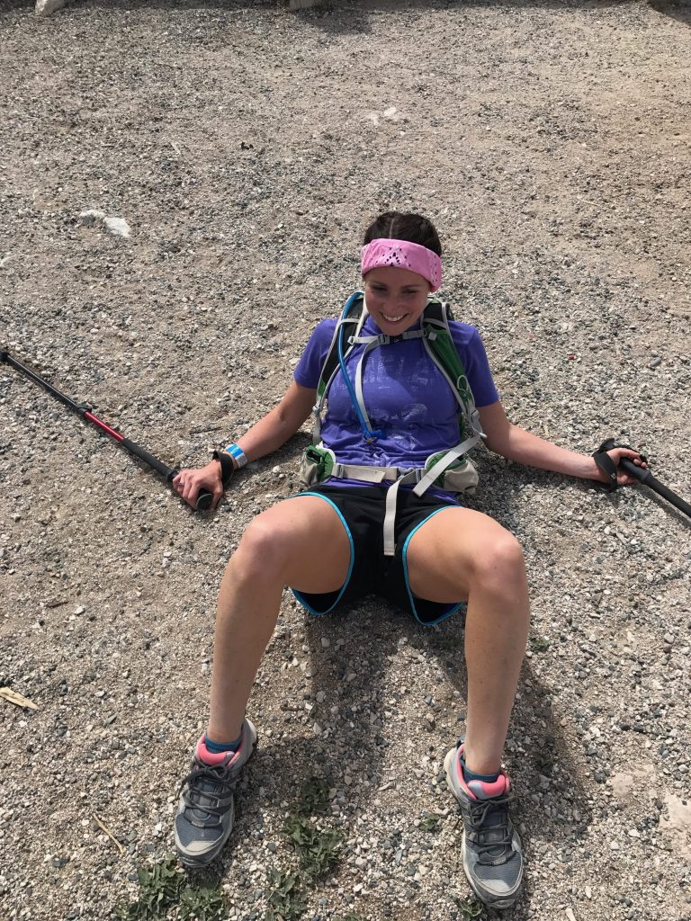 top of havasu falls at the trailhead