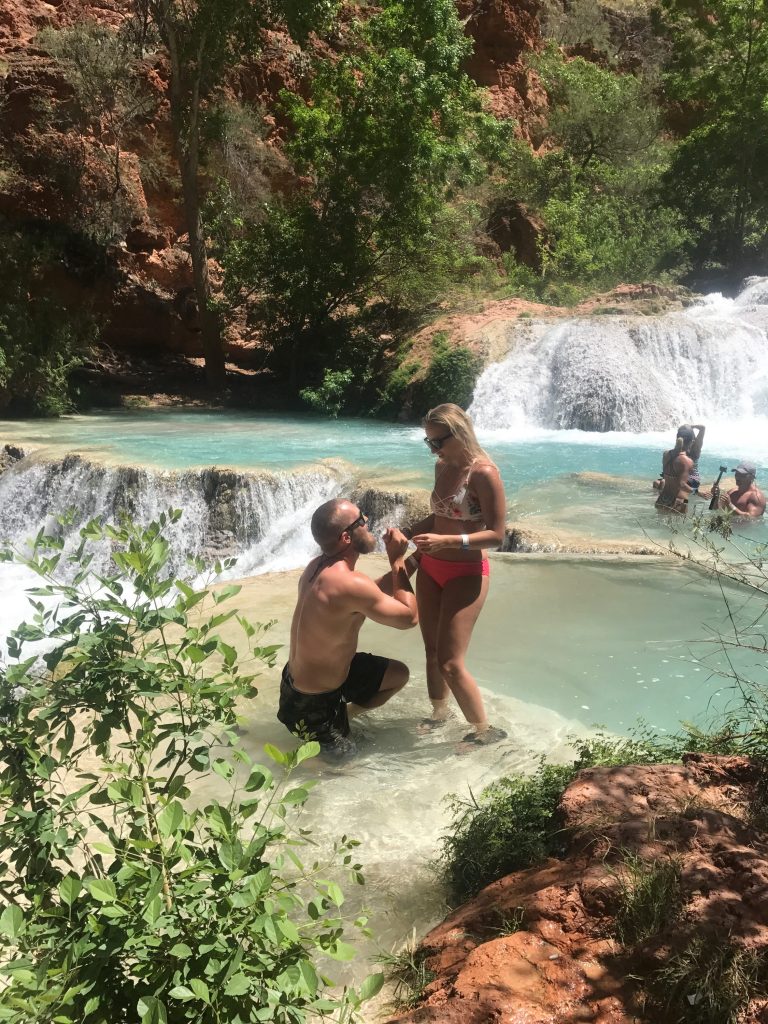 engagement at havasu falls