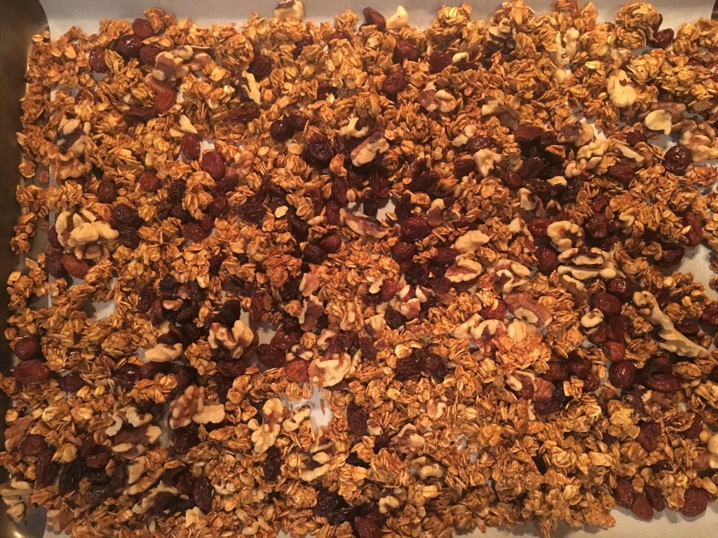 baking pumpkin granola