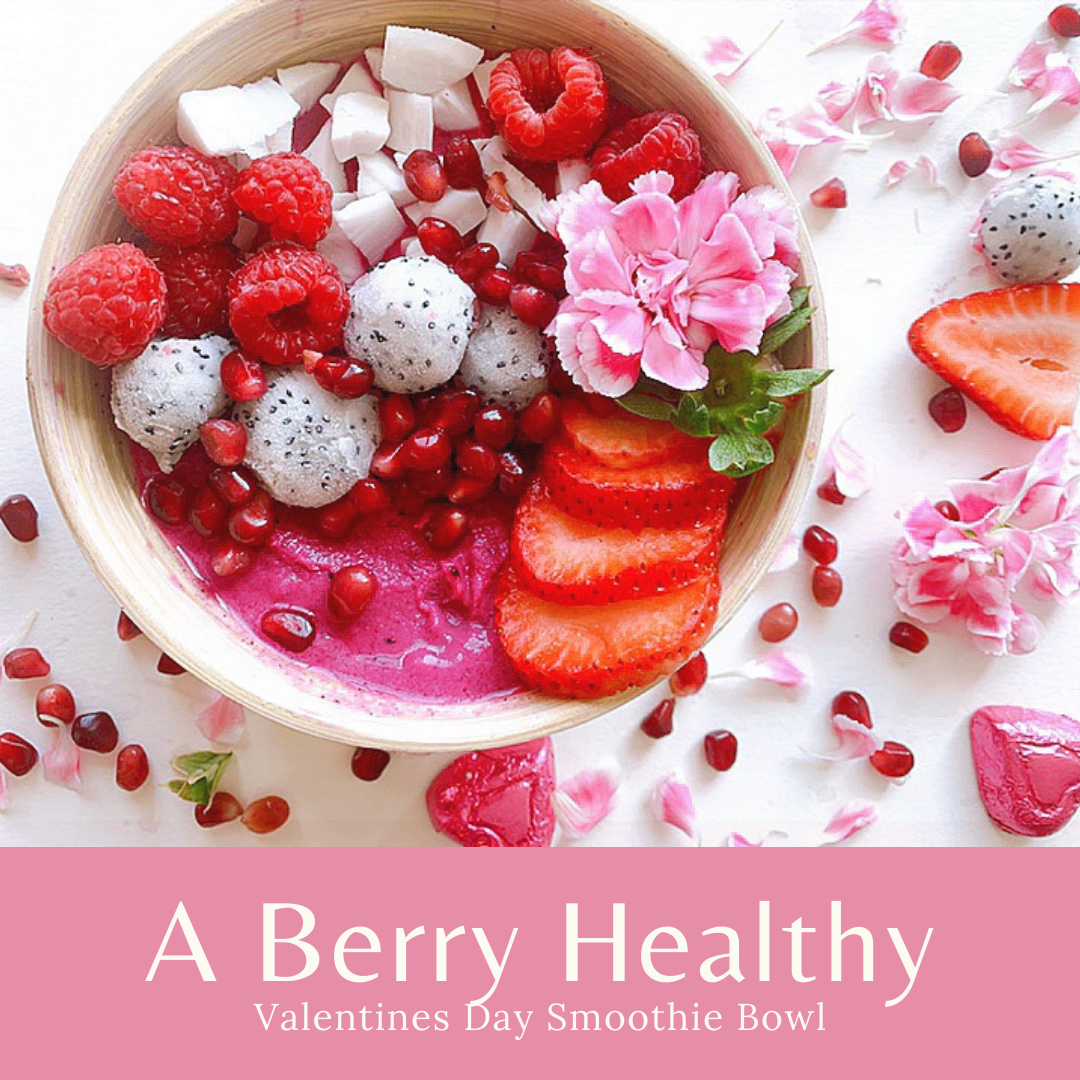 A berry healthy smoothie bowl